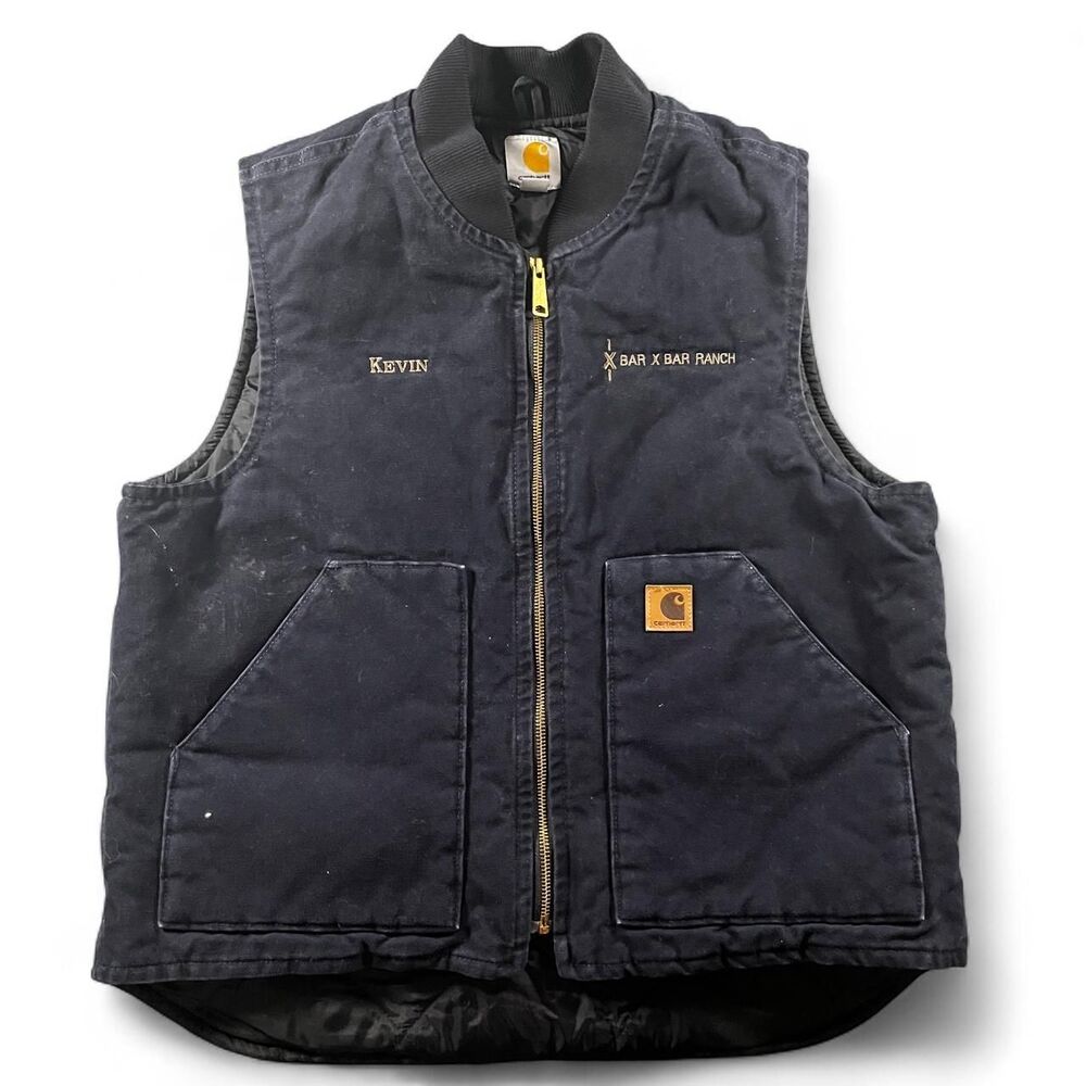 Carhartt Men's Navy and Blue Gilet